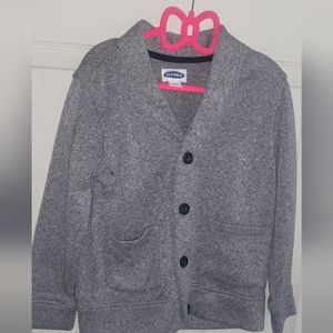 Boys S (6-7) Old Navy Cardigan (gray)